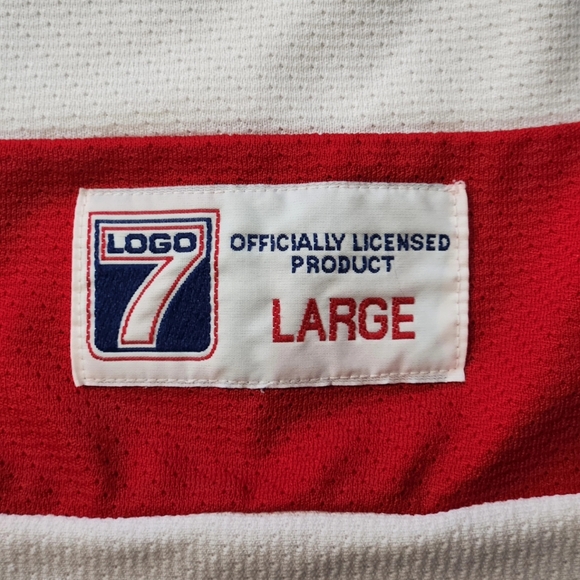 1990s Chris Osgood short sleeve Detroit Red Wings Jersey - Picture 3 of 4
